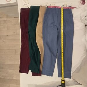 Blue ZARA Pants With A High Waist NWT